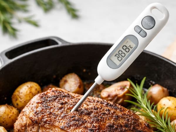 Digitalt køkkentermometer med sonde LCD 50