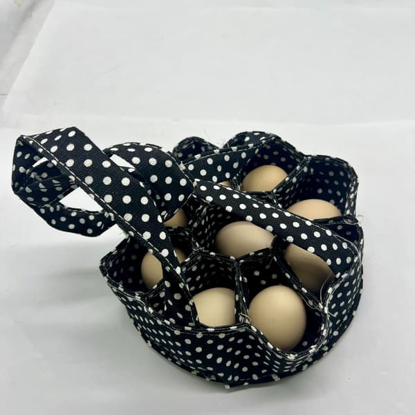 Chicken Egg Basket | 9-Compartment Egg Basket to Keep Eggs Fresh (FMY)