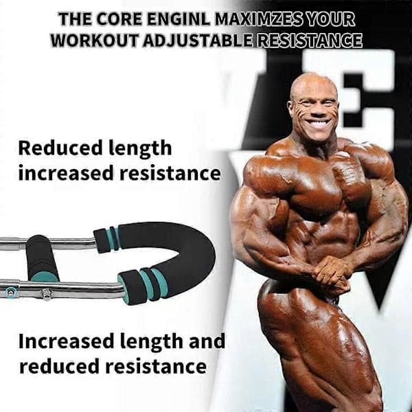 Adjustable Arm Trainer with 3 Levels Chest Trainer Home Workout Detachable