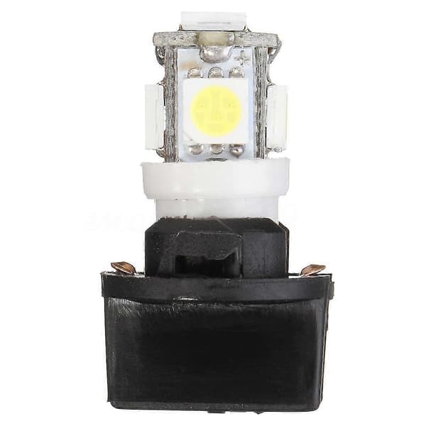 10X T10 White 5050 194 LED Bulbs Instrument Gauge Cluster Panel Lamp with Socket-Yvan