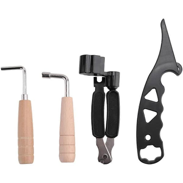 Guitar String Stretcher, Hexagon Metal Wrench Multifunctional Guitar String Winder Guitar Adjustment