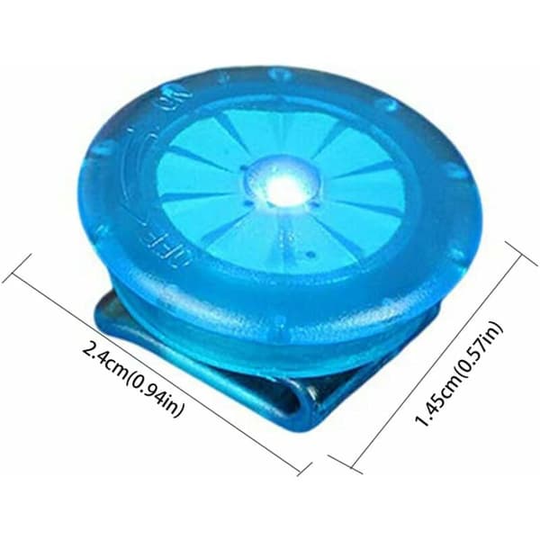 Bright LED Clip-on Safety Light, Strobe Running Light for Night Cyclists, Bikes, Walking