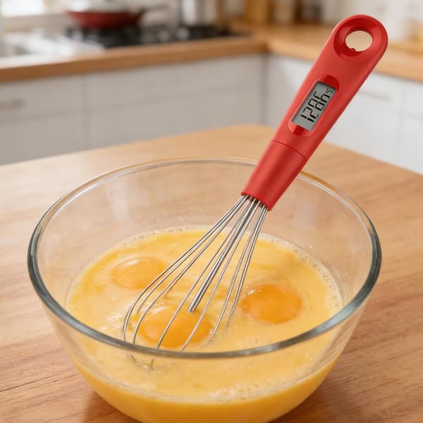 Visp til egg 2-i-1 presisjonstermometer varmebestandig -