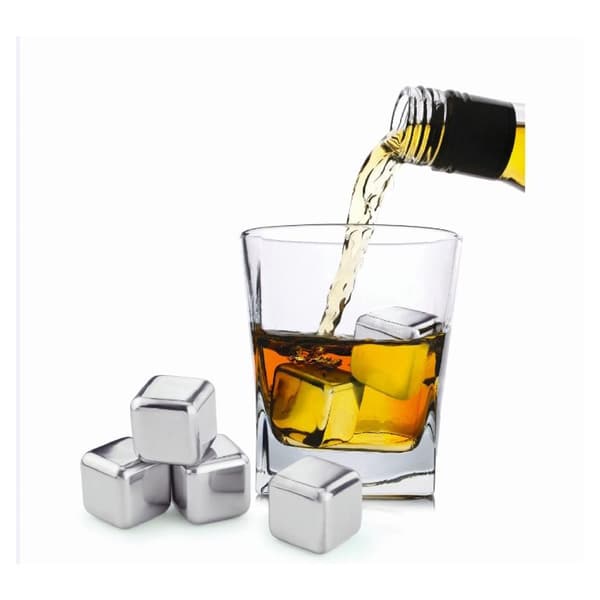 Iskub Rostfritt 4-pack m tång Dorre Silver silver