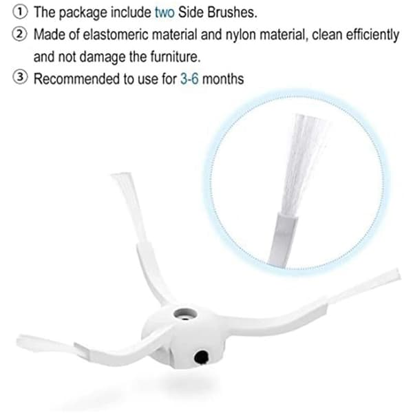 Reservedele til Xiaomi Roborock S50 S55 S6 S5Max 18 dele, tilbehør til Xiaomi Roborock robotstøvsuger