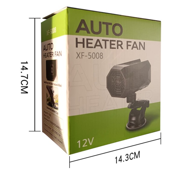 12V Bilvarmer Vindusvifte, Vindusdefroster