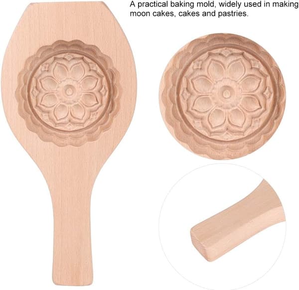 DIY Blomstermønster Tre Månekakeform Muffins B