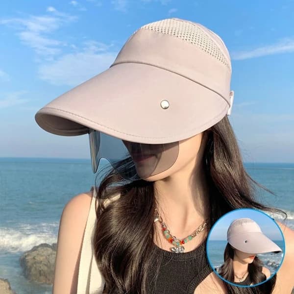 Anti-UV Strandhatt Solhattar GRÅ Grå