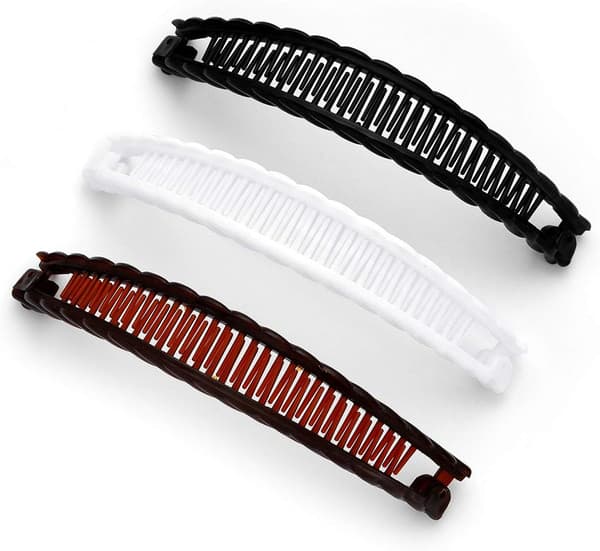 3-pack Låg Embryo Koreansk Stil Insättningskam Våghårklämma Lugg