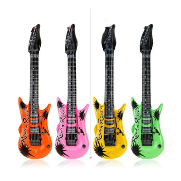 PVC Oppblåsbar Gitar 90cm Trening Tidlig Utdanning Foreldre-Barn