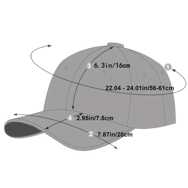 Miesten heijastava baseball-lippis [DB] Harmaa Grey