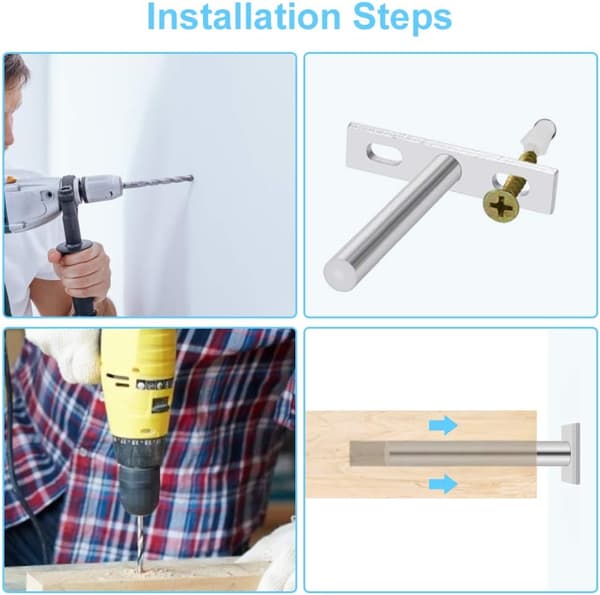Floating Shelf Bracket 75mm(3\") Invisible Mount Wall Shelf Heavy Duty