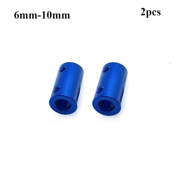 2 stk. Stive akselkoblinger 3D-skriverdeler 6MM-10MM