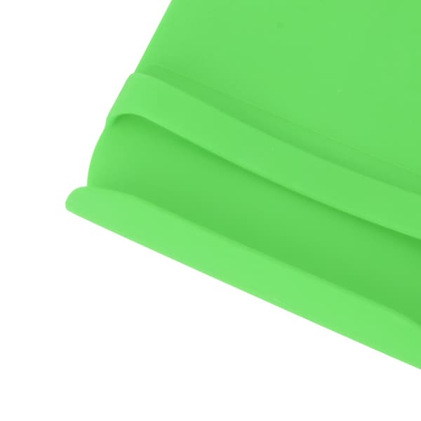 Heat-Resistant Silicone Mat with Handle, Anti-Scald, Non-Slip, Cookware Replacement, Green