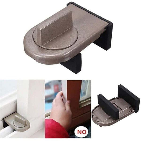 Grey Iron Safety Lock for Sliding Door Sliding Window Stop