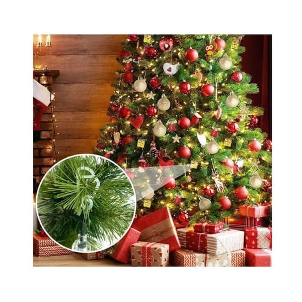 Christmas Light Clip - White - Easy Installation - Durable - Outdoor Decoration White
