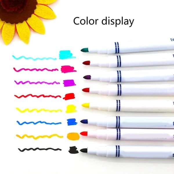 Fabric Markers Permanent Fabric Pens for Writing and Drawing on T-shirt Clothes