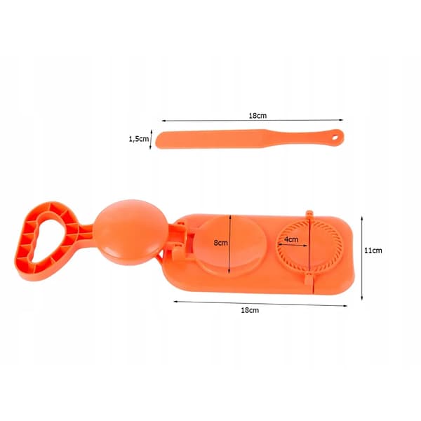Dumplingformer – Manuell deigpresse for dumplings og piroger 8 cm