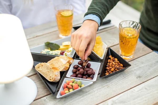 Koziol TANGRAM Ready Gourmet Sæt Sort Hvid 0.33