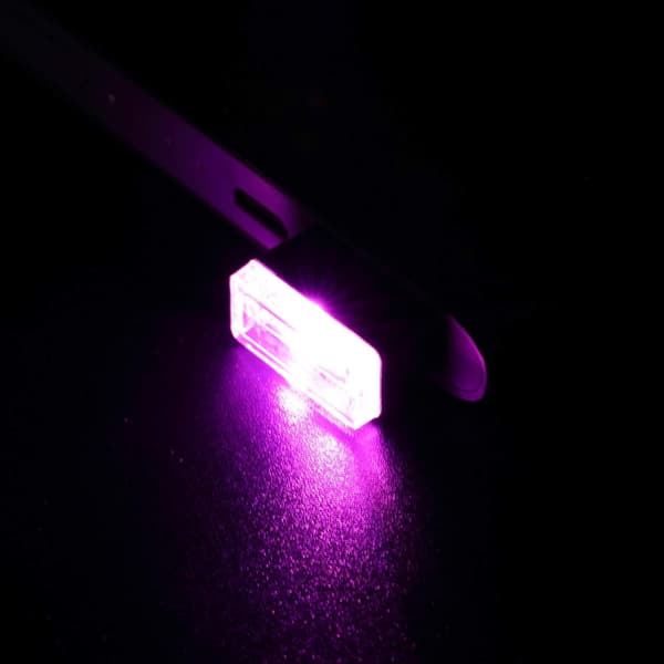 7 stk USB LED-bilinteriør atmosfærelys, 5V pluggelys
