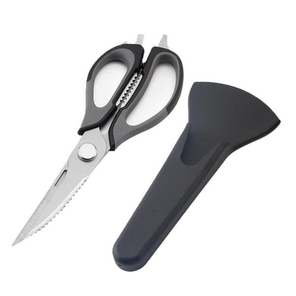 Kitchen Scissor Knife for Fish, Chicken Bone, Vegetable Cutter, Black