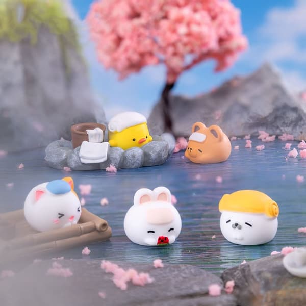 Miniature Animal Figurines Cartoon Statue for Bath Animals 6 6