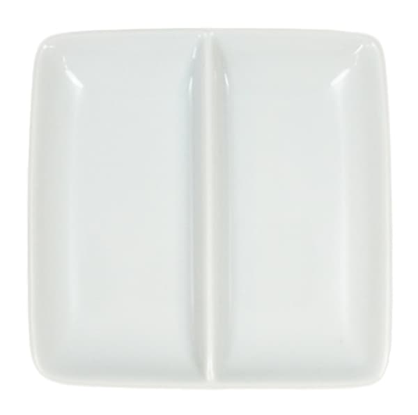 Mini Porcelænsfad Dip – Todelt - 20-pak Vit 4800