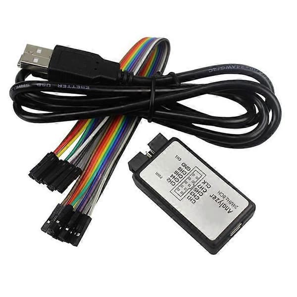 USB logikanalysator enkeltchip-mikrocomputer egnet til ARM FPGA fejlfindingsværktøj 24M sampling 8 Ch db Som vist As shown
