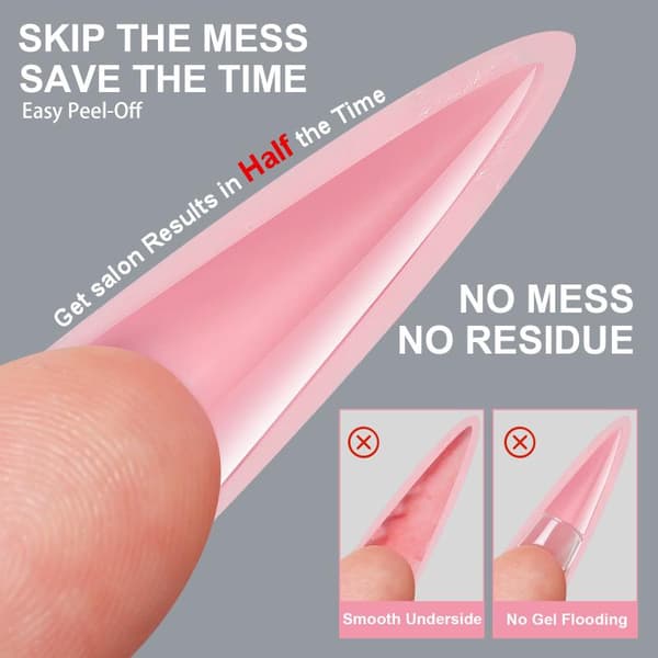 Sandwich Nails Dual Forms - 256 stk lange kistenegleforme til Q 3