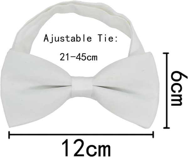 Slips til mænd i satin, polyester, færdigbundet slips, bryllup, str. one size, farve to -