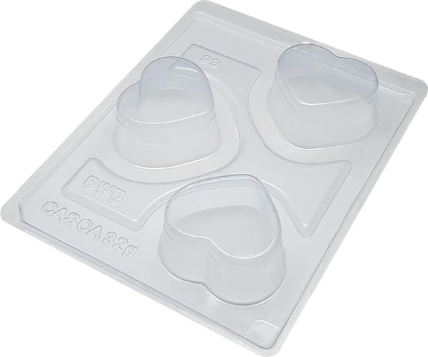 Pralinform Hjerter Sjokoladeform - BWB 99 - Spesiell 3-delt form