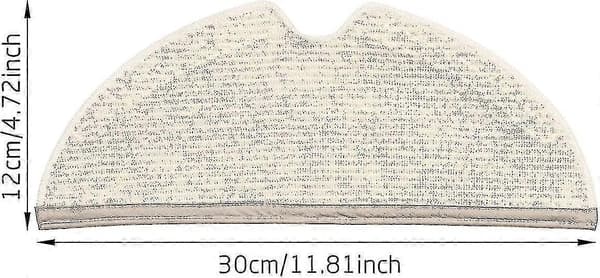 12-pack Cleaning Cloths for Roborock Q7 Max S6 Maxv S5 Maxv S5 S50 S51 S55 S6 S5 Max Q7 Max Plus / Q7 Max+ Vacuum Cleaner