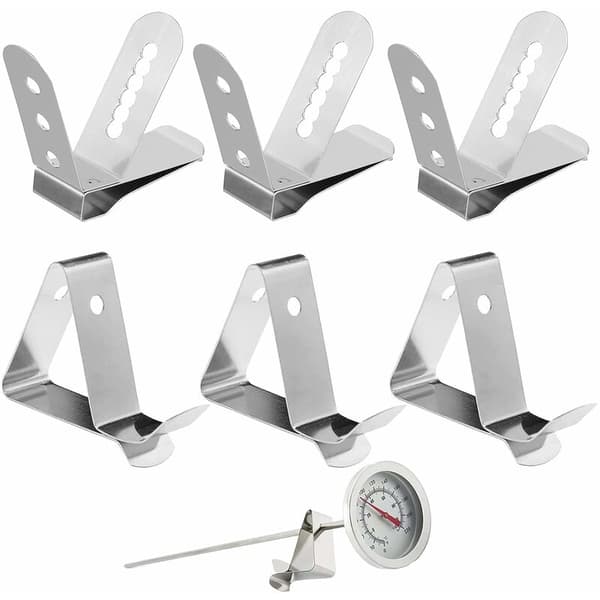 Termometerklemme i rustfrit stål, temperaturfølerklemmeholder T