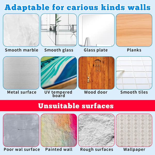 Self-adhesive Wall Hooks No Drilling - Heavy Duty, Mark-Free Adhesive Hooks for Kitchen, Bathroom, and Wall Shelf Mounting 20 Pieces