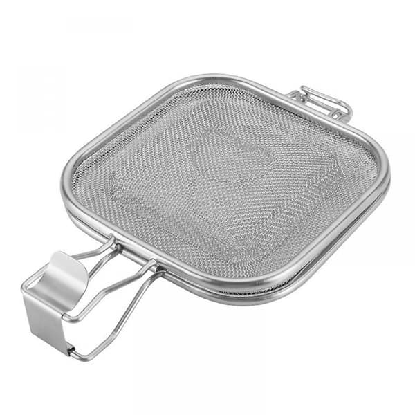 Smørbrødgrill i rustfritt stål, grillnett for brød, for hjemmebaking