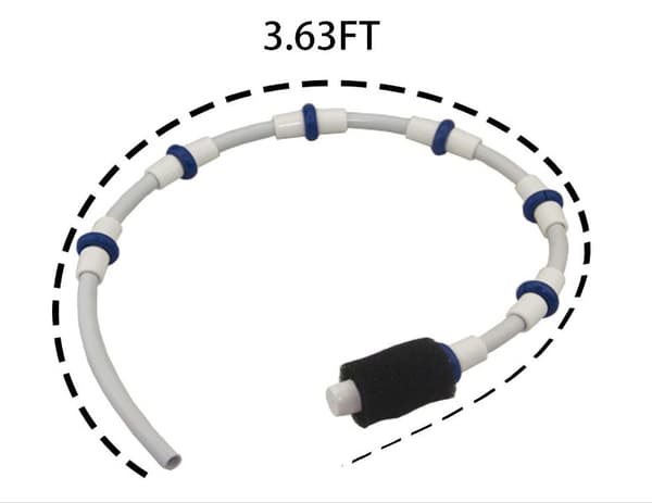 43.6\" Pool Cleaner Hose B5 Polaris Liner + 5 Replacement Scrubber