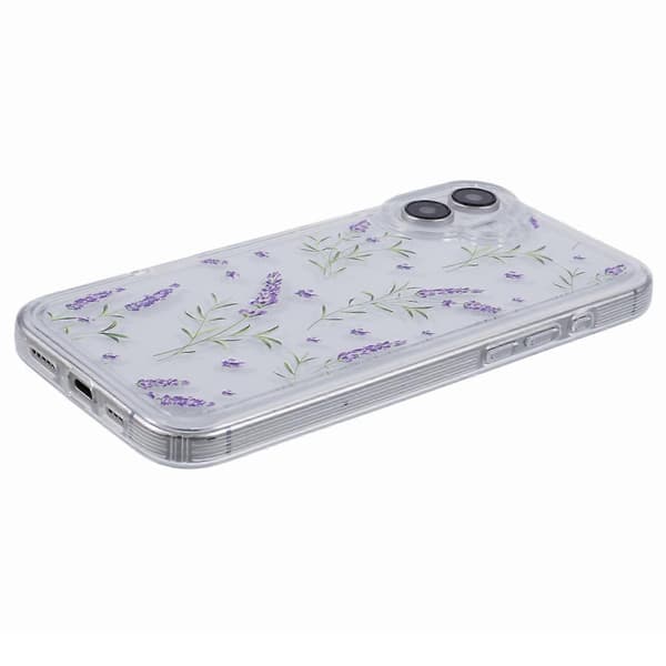Skal för iPhone 16 TPU Blommönster Luftkudde Design Skyddande Skal