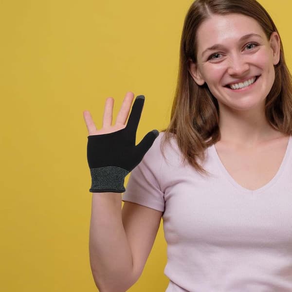 2 finger gaminghandsker med touchfingre, åndbare -