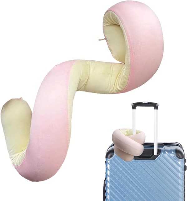 Nakkepute justerbar polstring i spiral-S-form rose Rose