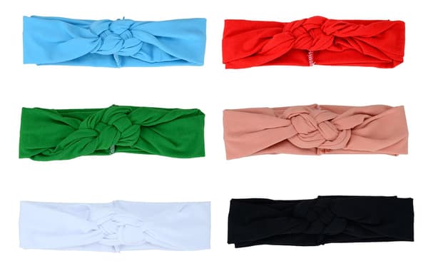 Strækbart bandana-pandebånd til sport eller FD21, 3 stk. -