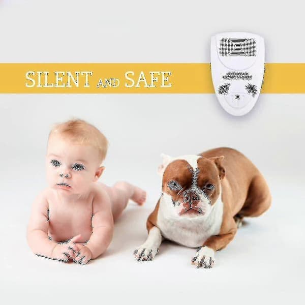 2 st Ultrasonic Bat Repellent Pest Repellants Control, bli av med fladdermöss på 72 timmar [DB] EU Plug EU Plug