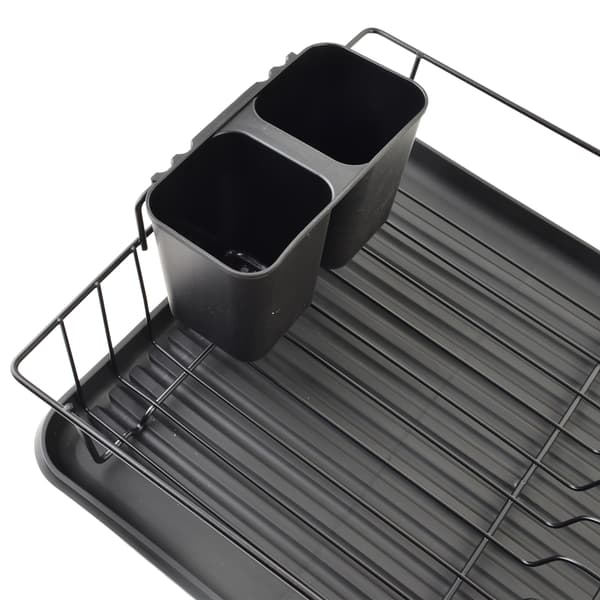 BASIC KITCHEN Tiskiteline mustaa metallia 42,5x31,5x13,4 cm