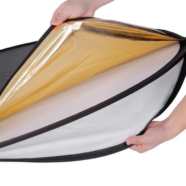 Neewer 5-in-1 Foldable 80cm Reflector for Photography - Silver, Gold, White and Black[DB]