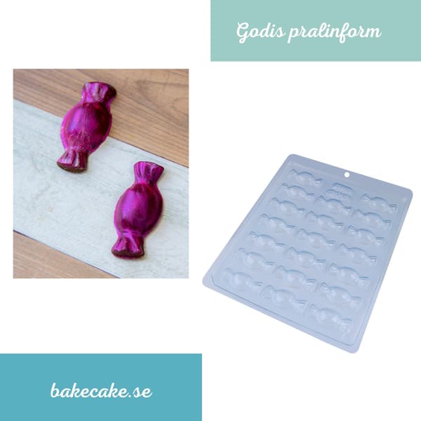 Pralinform Godteri Karamell - Sjokoladeform - BWB 395
