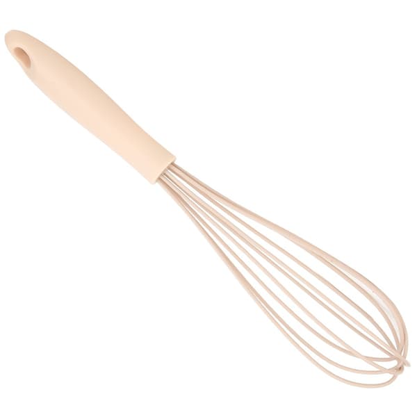 Mini Silicone Whisk, Pink, Stirring Whisk for Kitchen Cooking