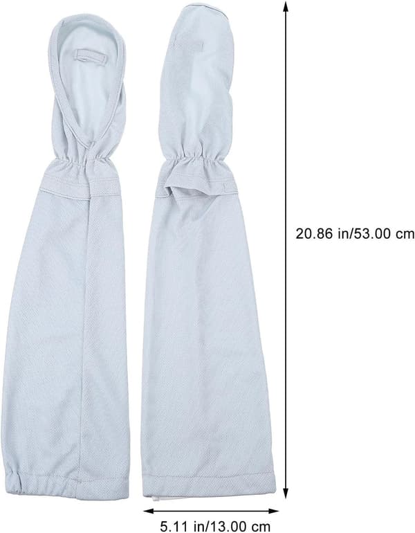Armvärmare Eng Åtsittande UV andningsbart skydd av polyester och kylande för dam herr sommar utomhusvandring -
