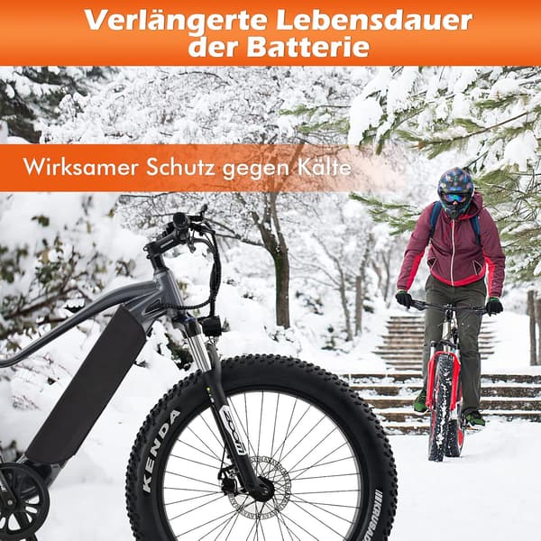 Beskyttende Batteridæksel til Elcykel, Batteridæksel til 30-36cm