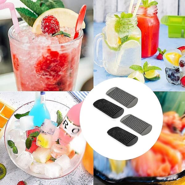 Kök Mini Ice Cube Trays, Each Tray Makes 160 Mini Ice Cubes