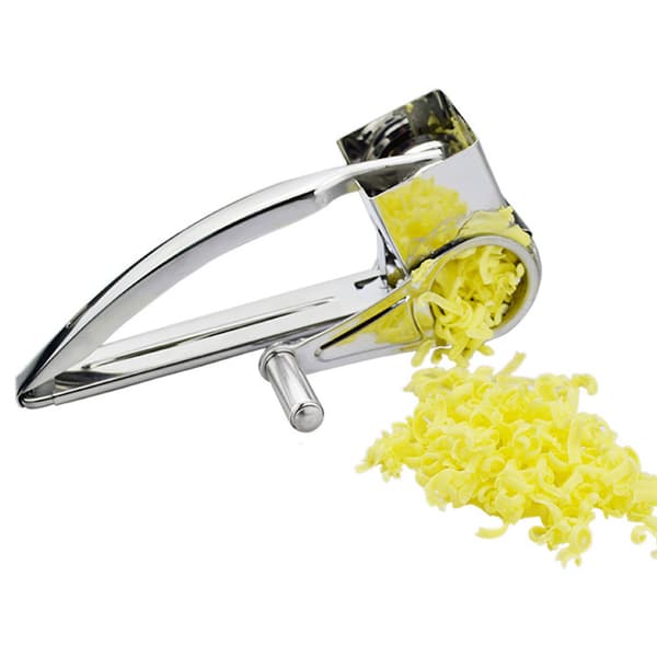 Cheese grater with 4 different stainless steel graters