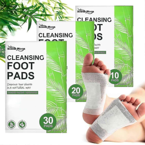 30 stk Detox fotputer, avgiftende lapper, lindrer dyprensende urtepute